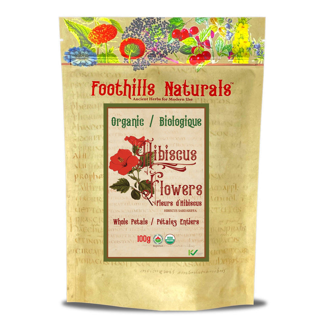 Hibiscus Flowers Whole Petals Organic -Egyptian, Premium Quality