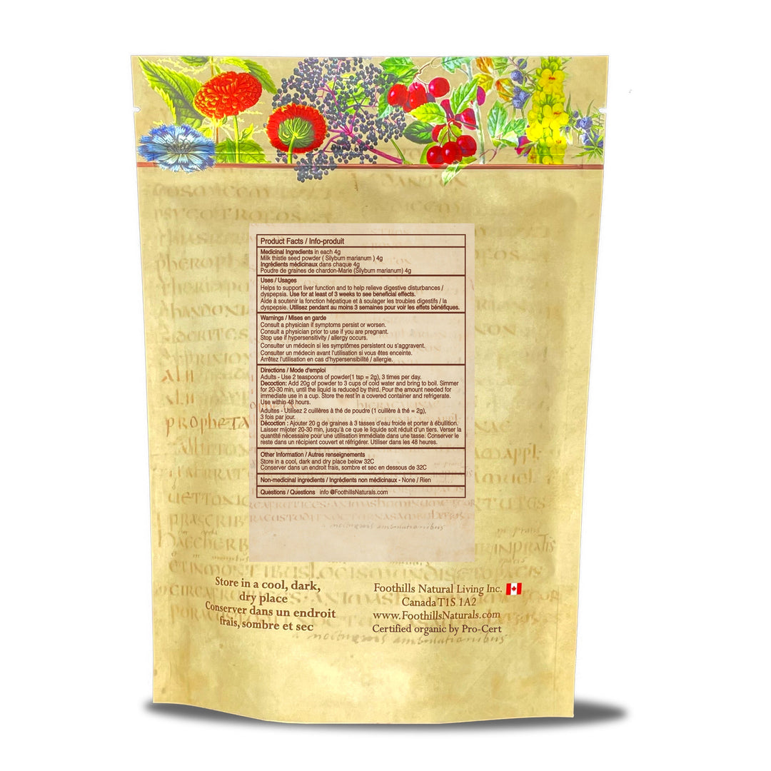 Milk Thistle Seed Powder Organic