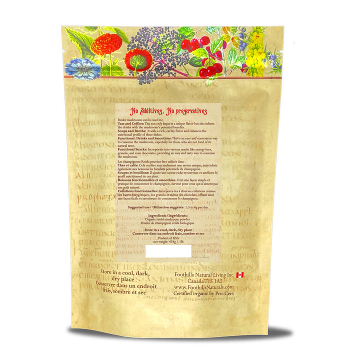 Reishi Mushroom Powder Organic
