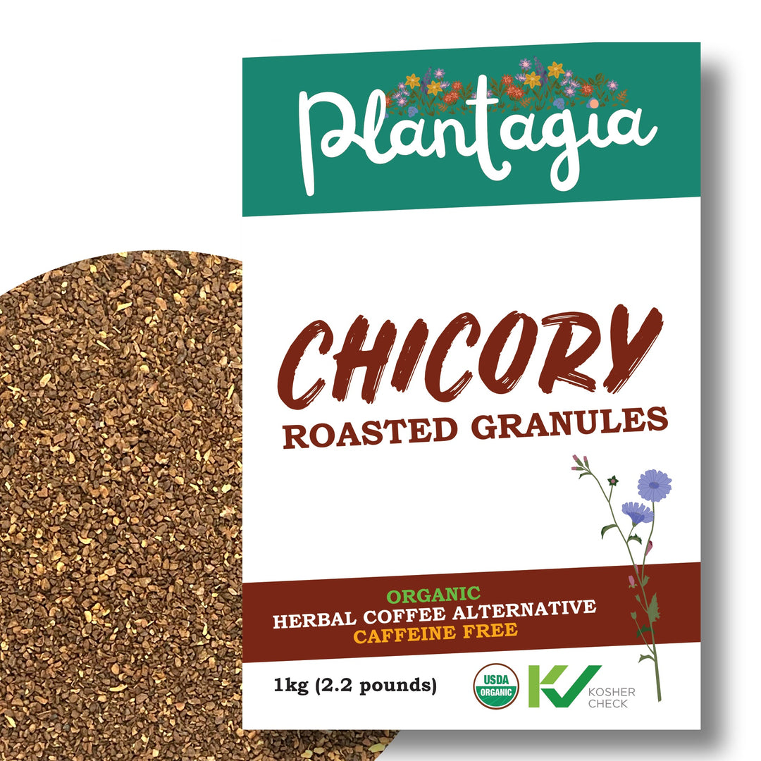 Chicory Root Roasted Granules Organic - 1kg (2.2lb)