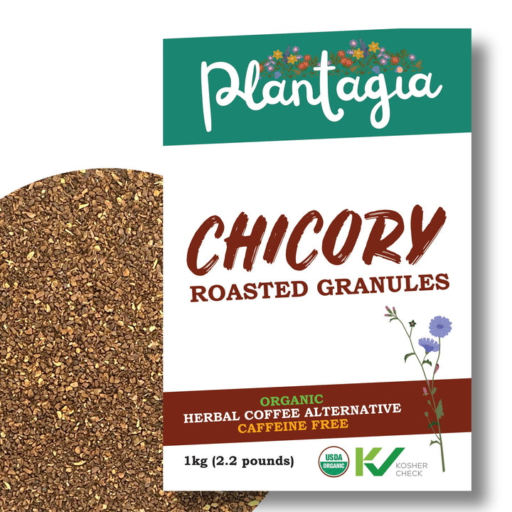 Chicory Root Roasted Granules Organic - 1kg (2.2lb)