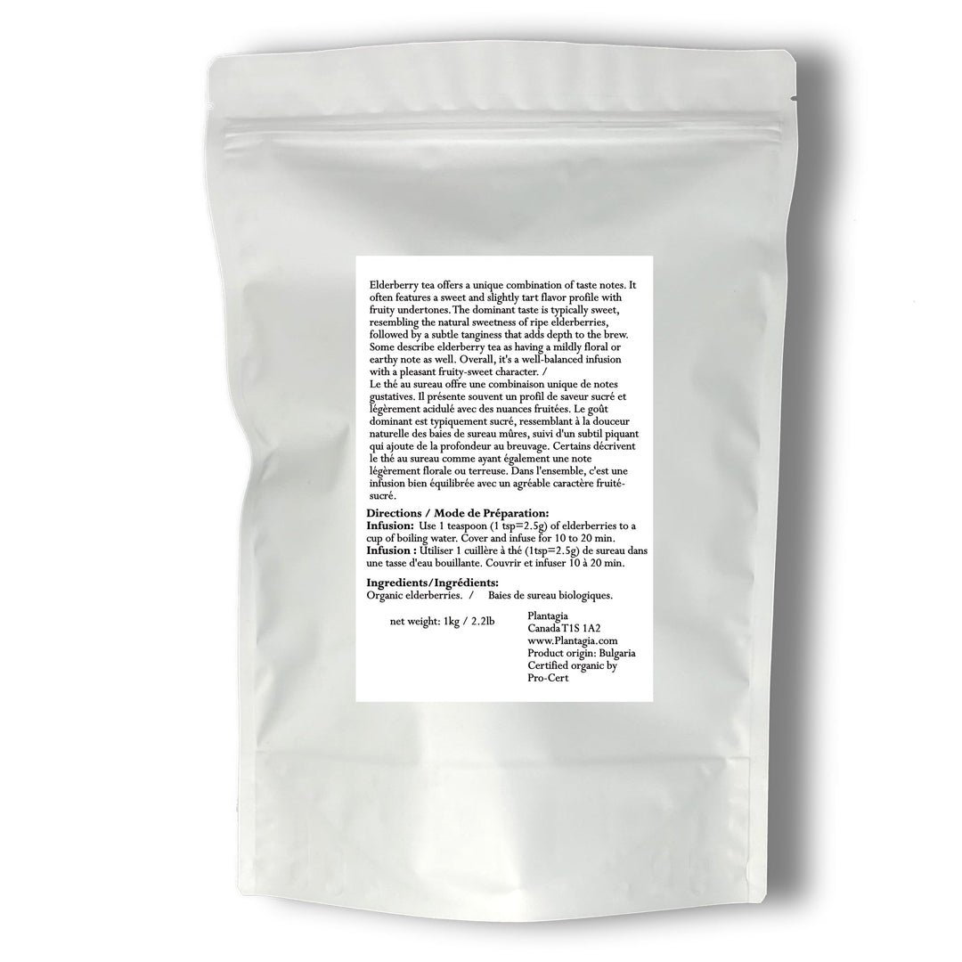 Elderberry Organic 1kg / 2.2 Pounds, 400+ Servings