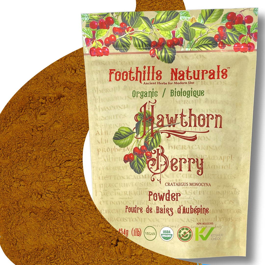 Hawthorn Berries Powder Organic - Heart Health Support