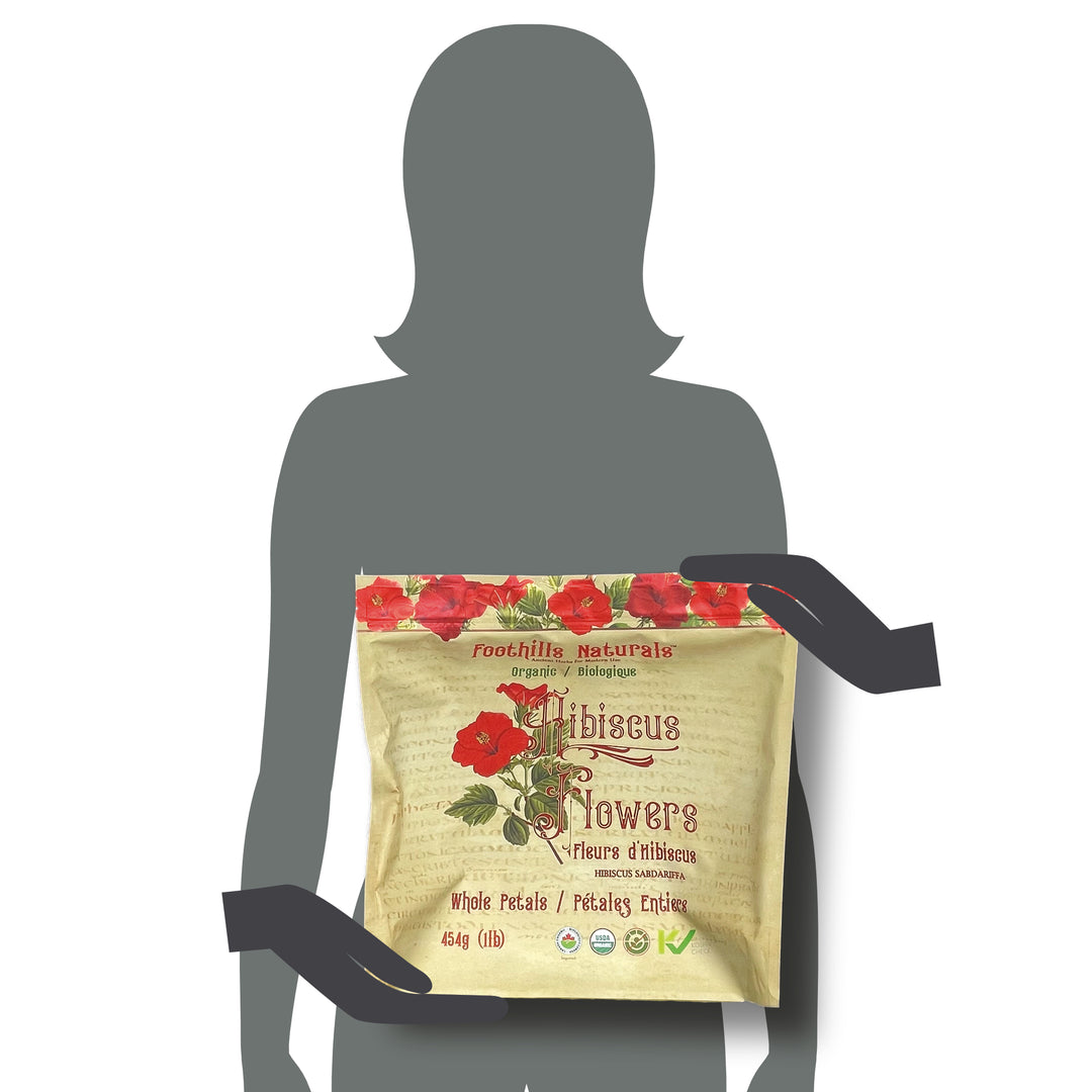 Hibiscus Flowers Whole Petals Organic -Egyptian, Premium Quality