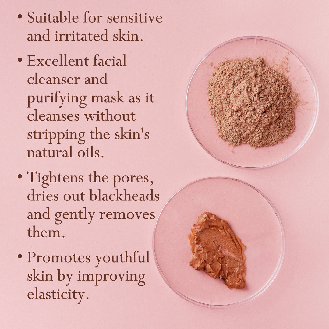 French Red Clay Powder - Skin Cleanser and Purifier