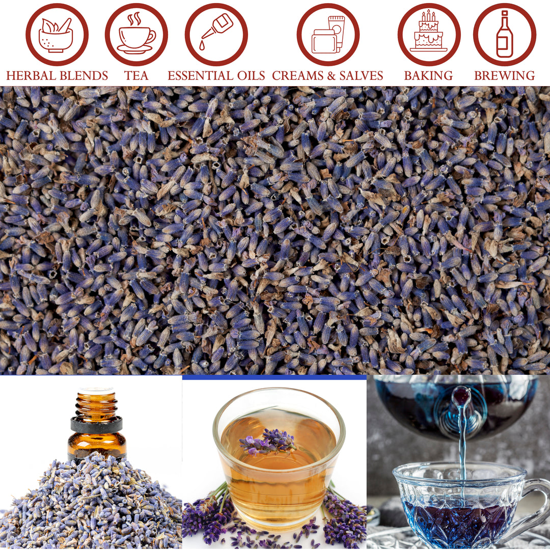 French Lavender Flowers - for Tea, Cosmetics and Brewing