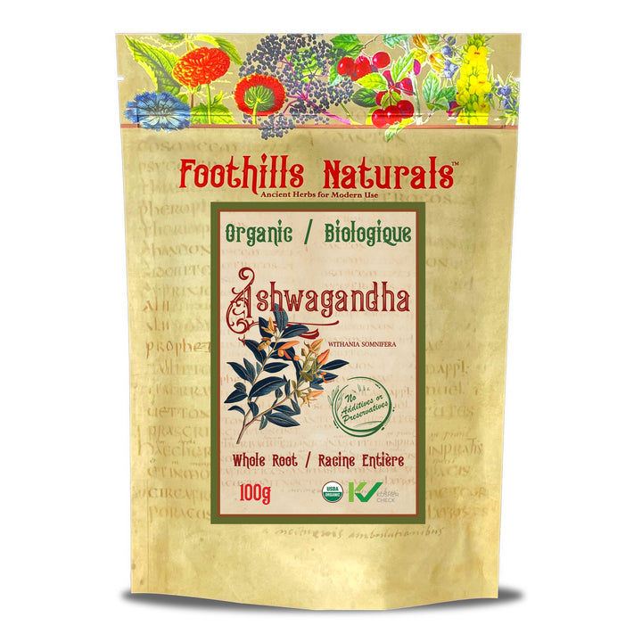 Ashwagandha Root - Organic, Whole