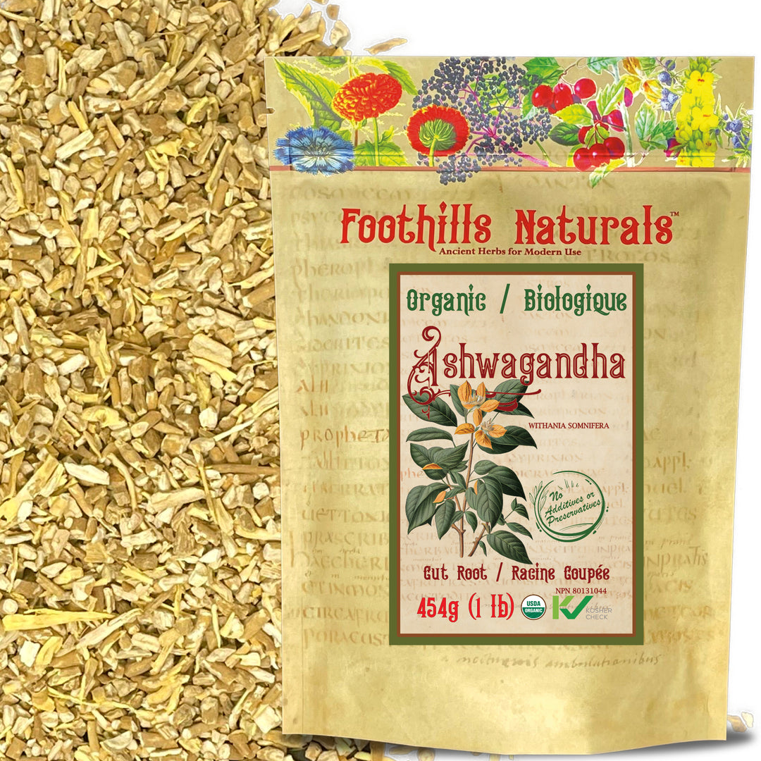 Ashwagandha Root, Cut, Organic - Sleep Aid, Stress Relief, Cognitive Help