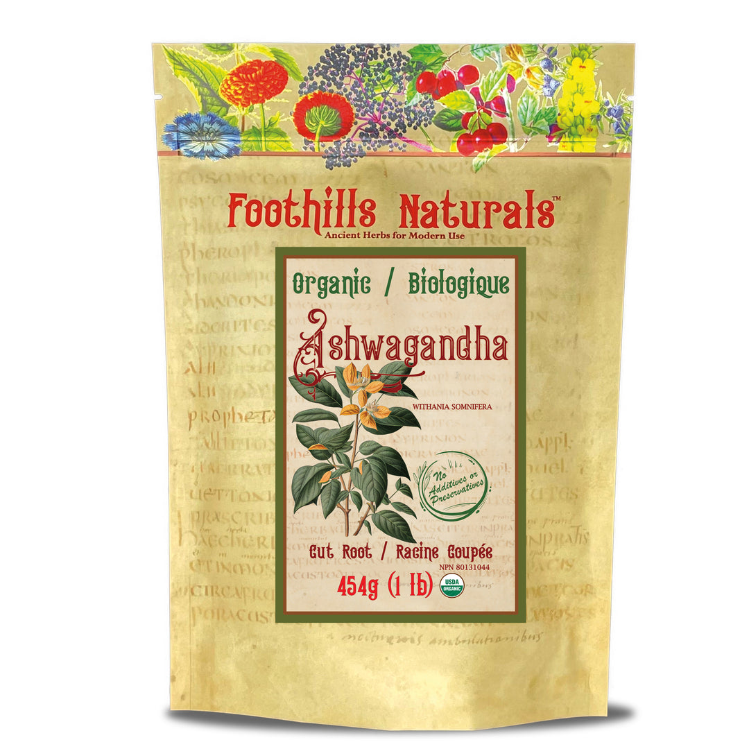 Ashwagandha Root, Cut, Organic - Sleep Aid, Stress Relief, Cognitive Help