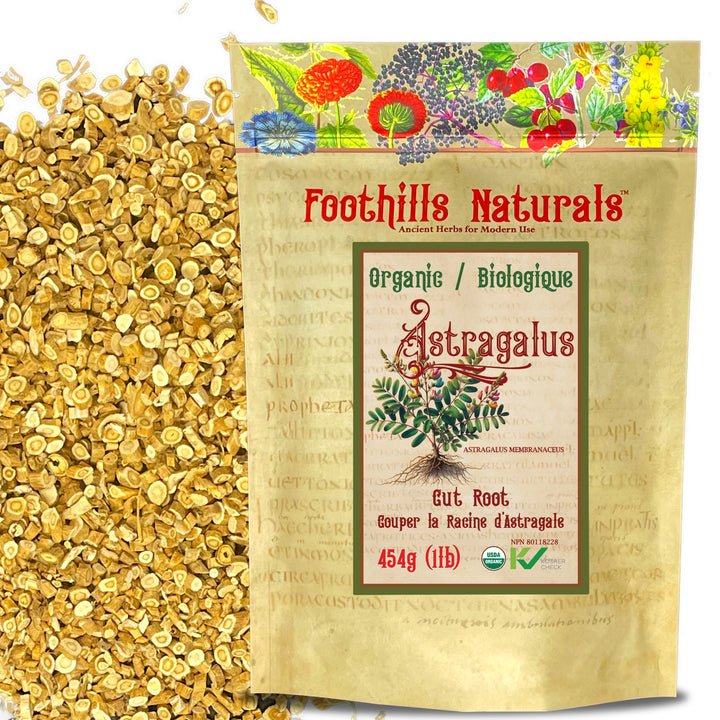 Astragalus Cut Root, Organic Cognitive and Cold Support