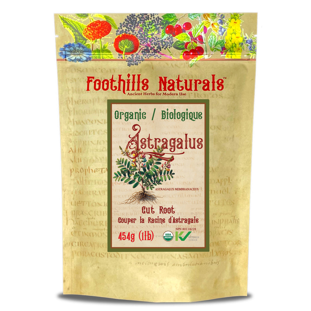 Astragalus Cut Root, Organic Cognitive and Cold Support