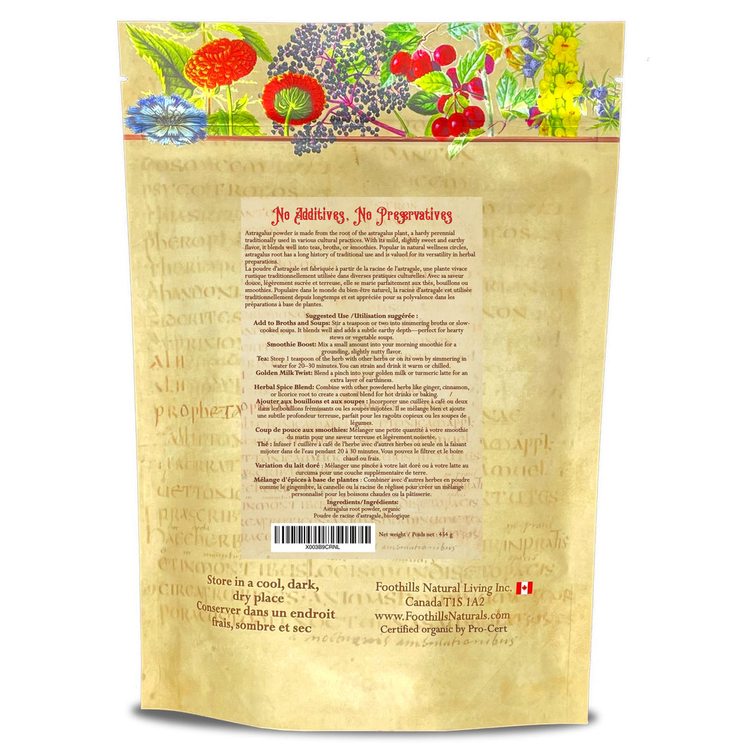Astragalus Root Organic - Powder