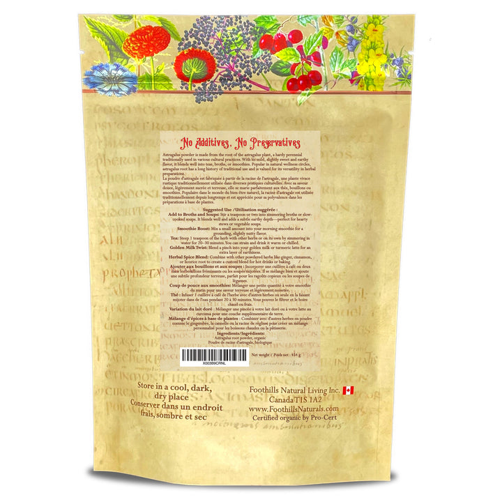 Astragalus Root Organic - Powder