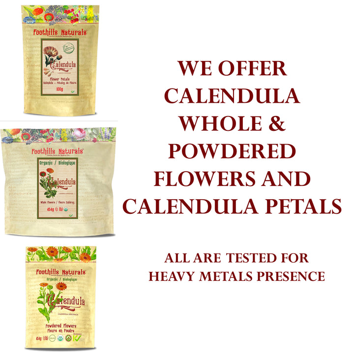 Calendula Flowers Whole Organic