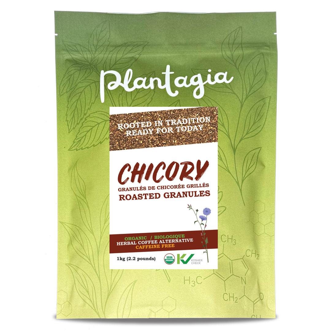 Chicory Root Roasted Granules Organic - 1kg (2.2lb)