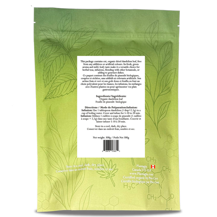 Dandelion Leaf  Cut Organic