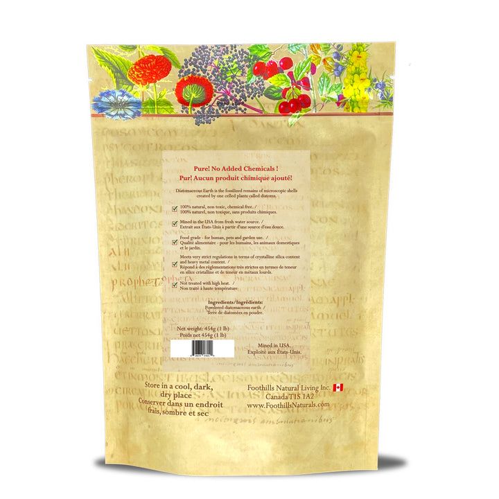 Diatomaceous Earth (Uncalcined)- Fine Powder Food Grade