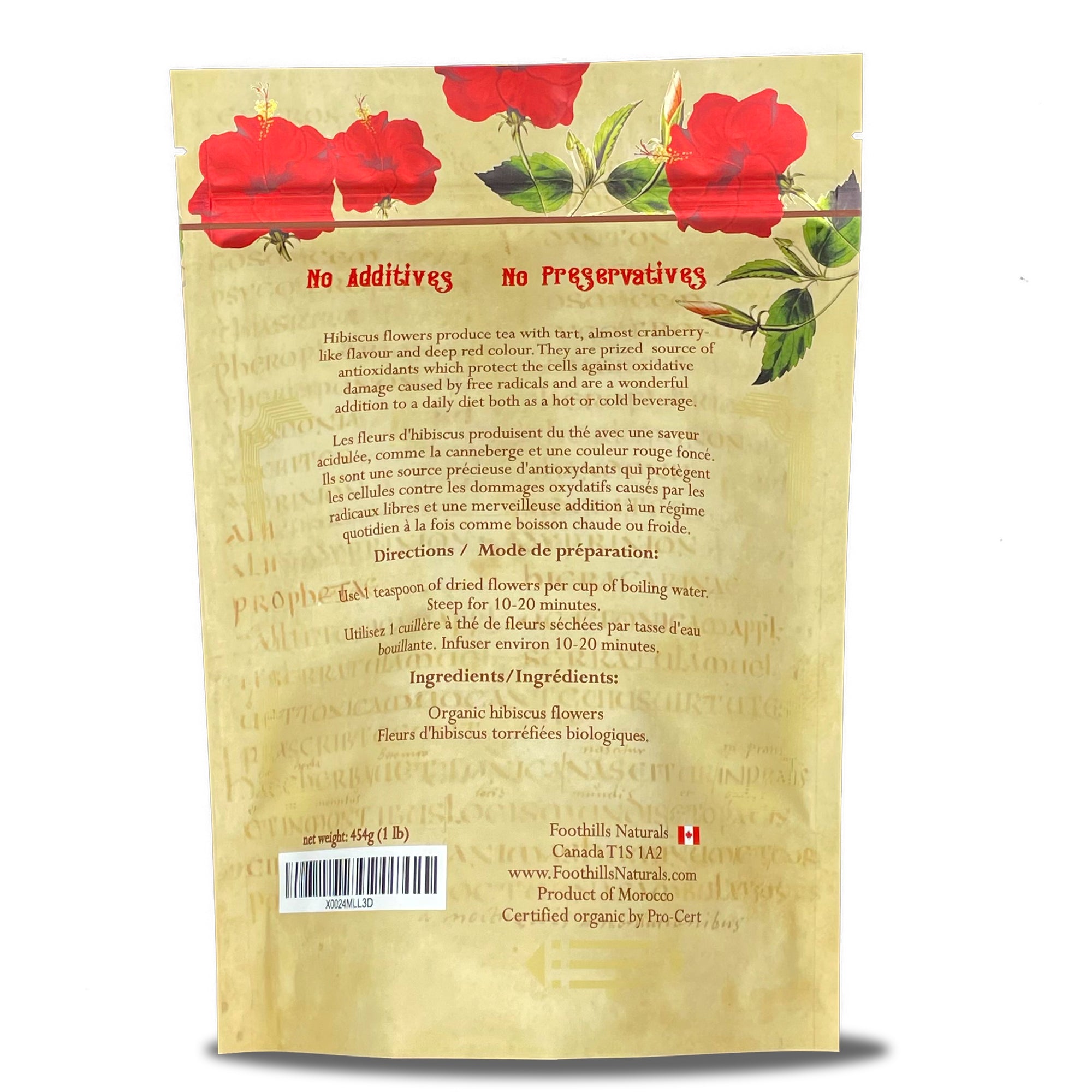 Hibiscus Tea Flowers Organic - Cut Flowers. Premium Quality