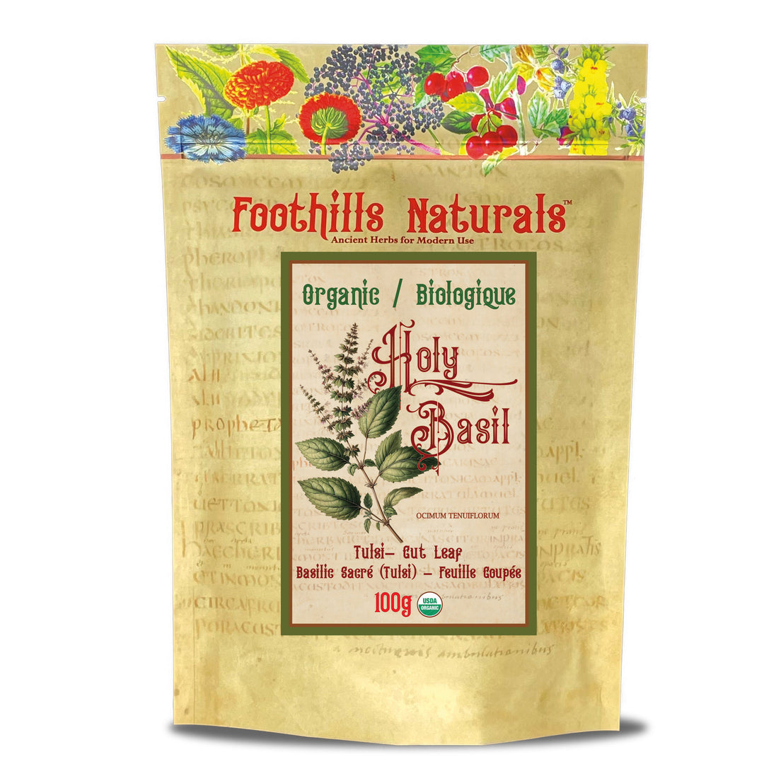 Holy Basil (Tulsi) Cut Leaf, Organic