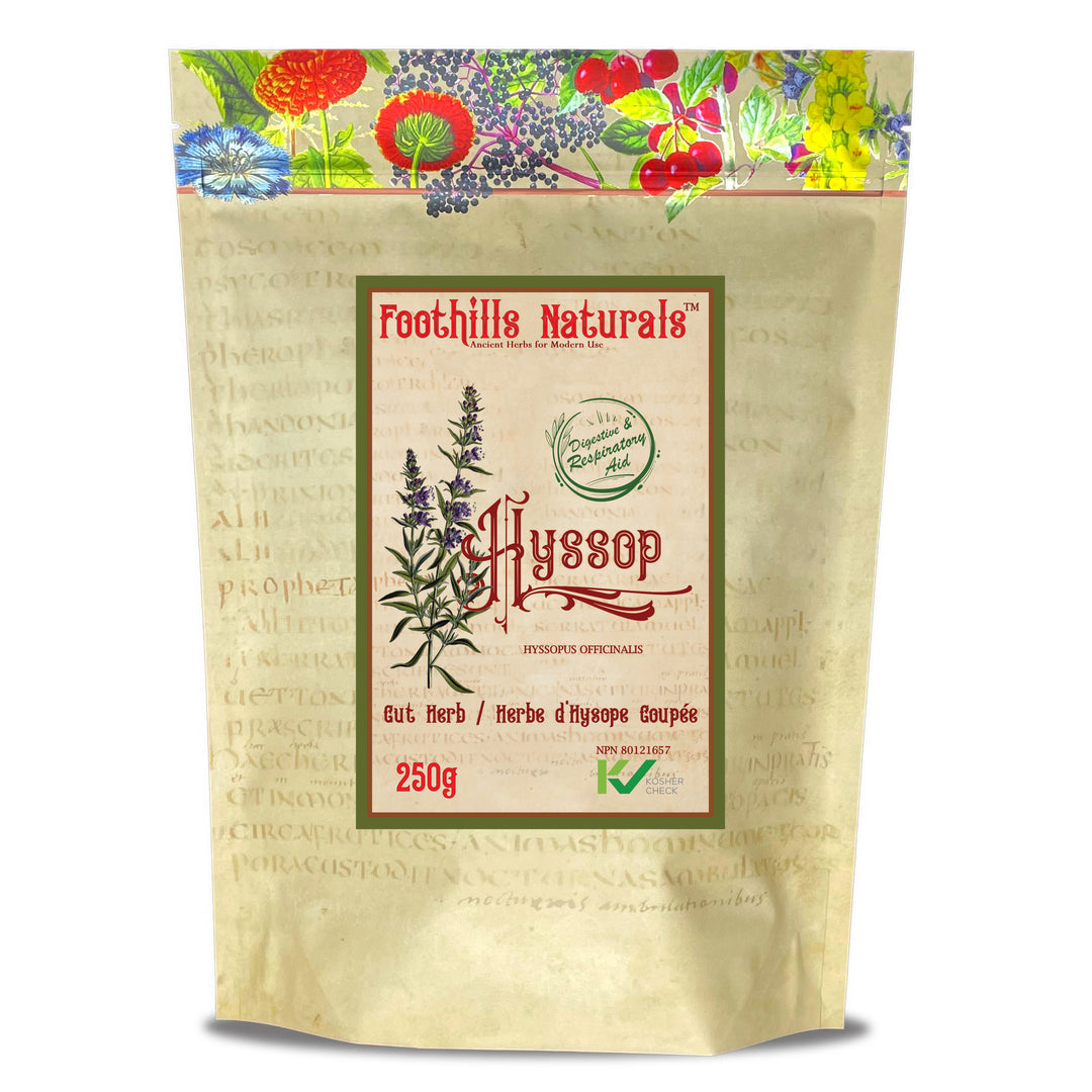 Hyssop Cut Herb Organic- Digestive and Respiratory Help