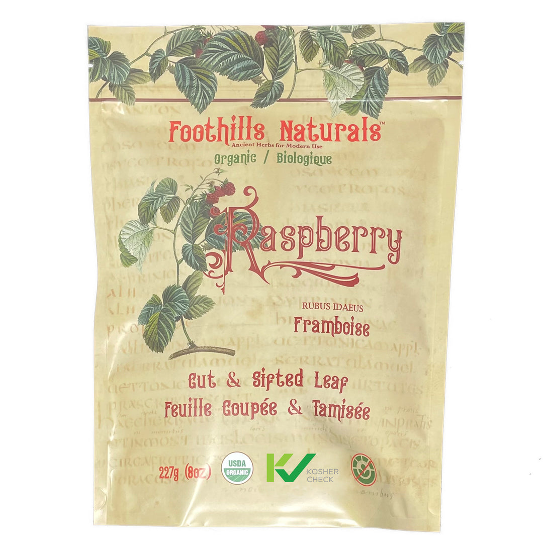 Raspberry Leaf Tea Organic - Loose, Cut Leaf