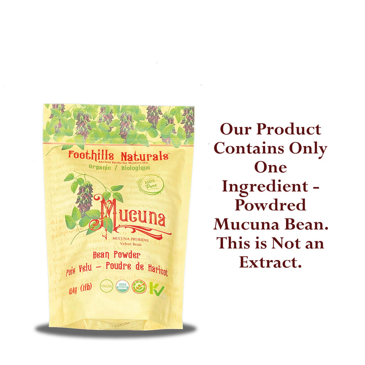Mucuna Powder Organic - Velvet Bean No Additives Pure