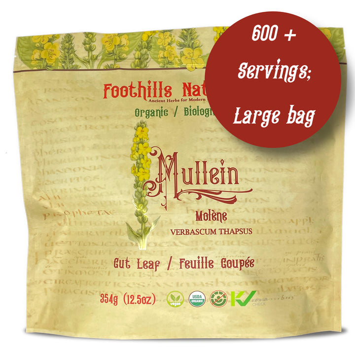 Mullein Leaf Cut Organic