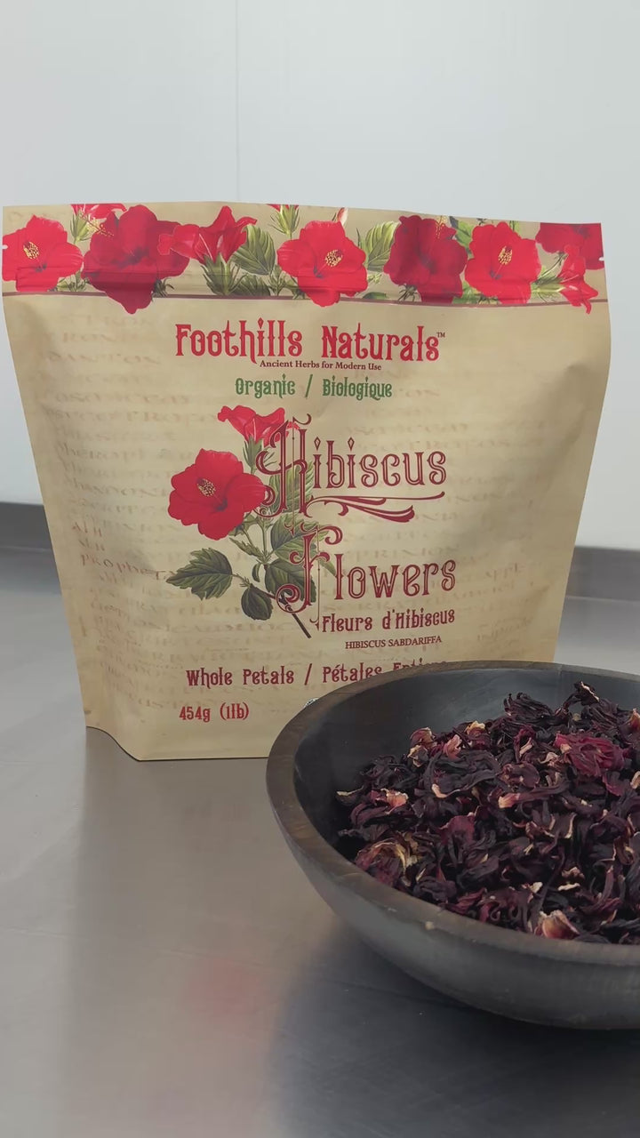 Hibiscus Flowers Whole Petals Organic -Egyptian, Premium Quality