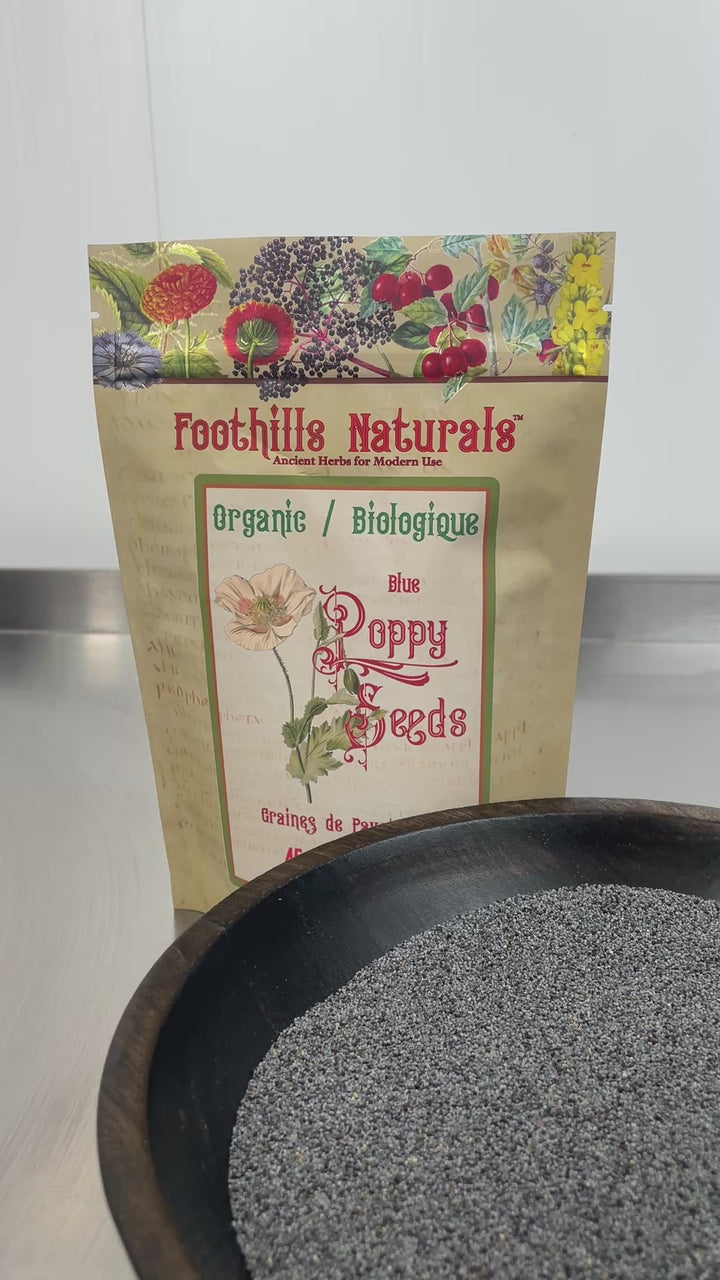 Poppy Seeds Organic - 1lb (454g) Bulk Baking, No Additives