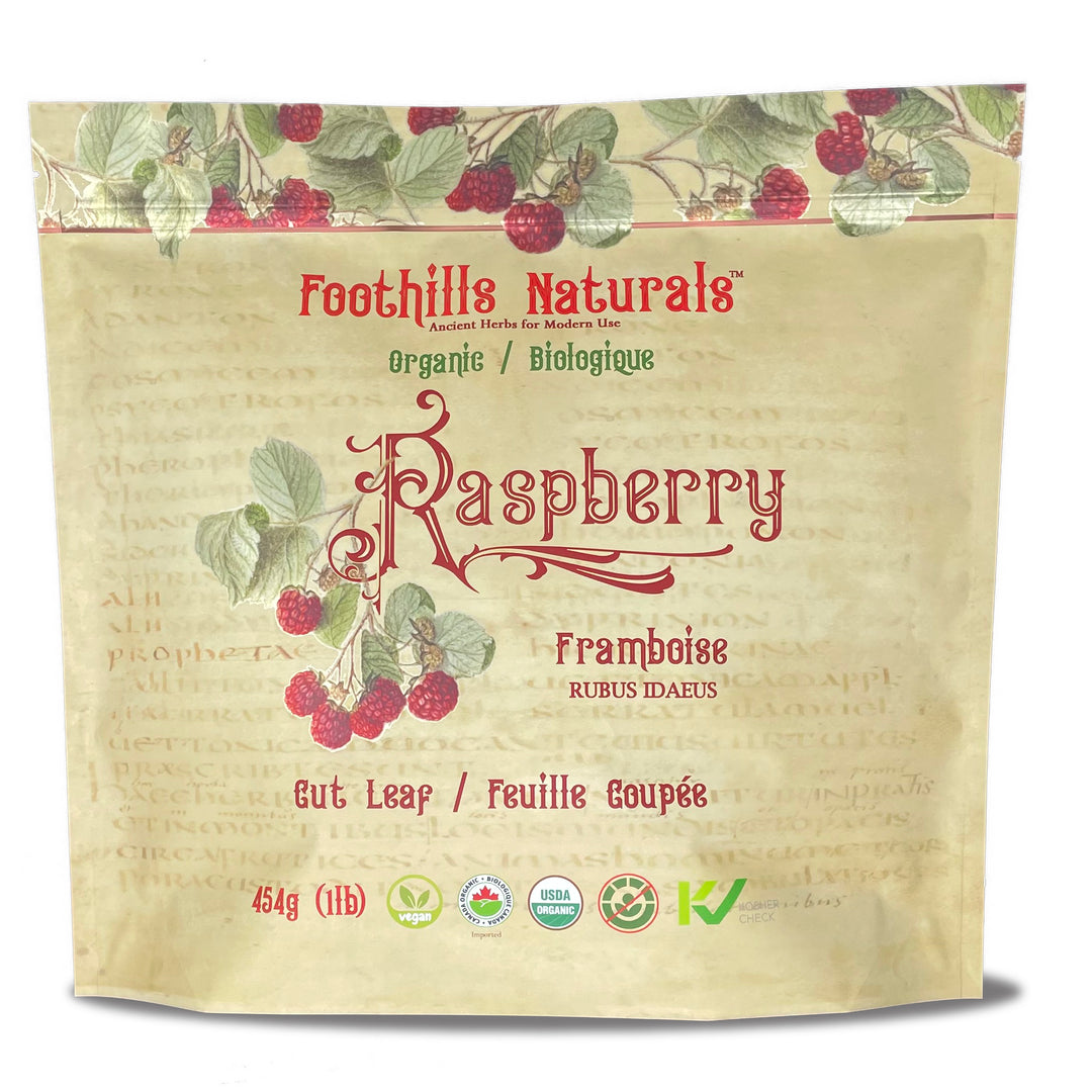 Raspberry Leaf Tea Organic - Loose, Cut Leaf