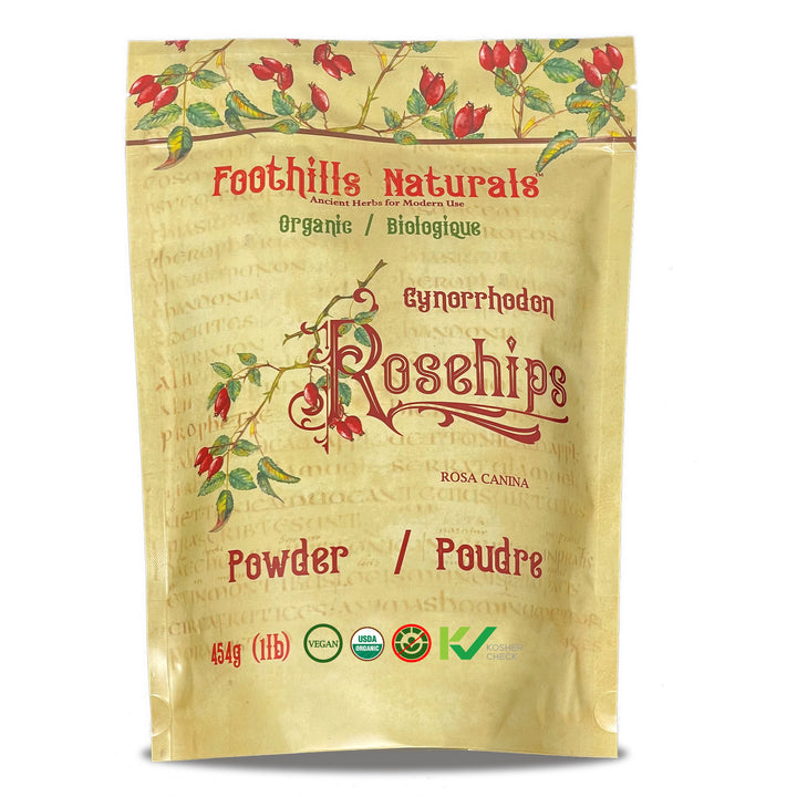 Rosehips Powder Organic - Antioxidants for Herbal Recipes and Gourmet Cooking