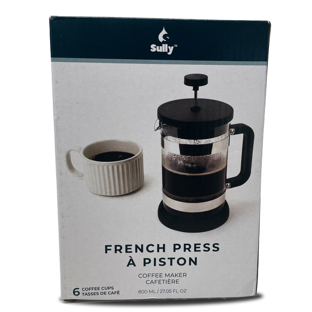 Sully French Press Coffee maker - 6 Cups Capacity, 800ml
