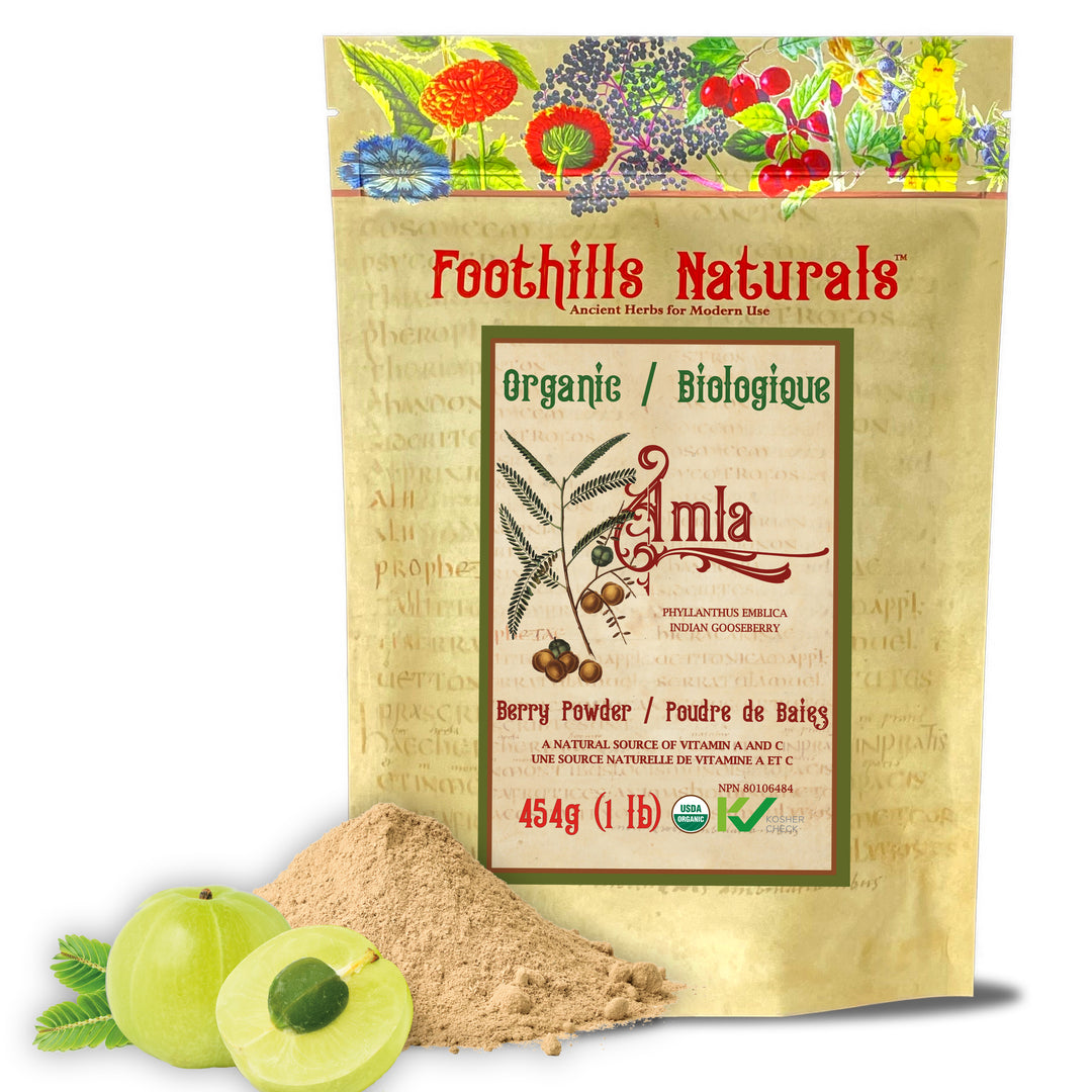 Amla Berry Powder Organic - Antioxidants, Rejuvenative tonic
