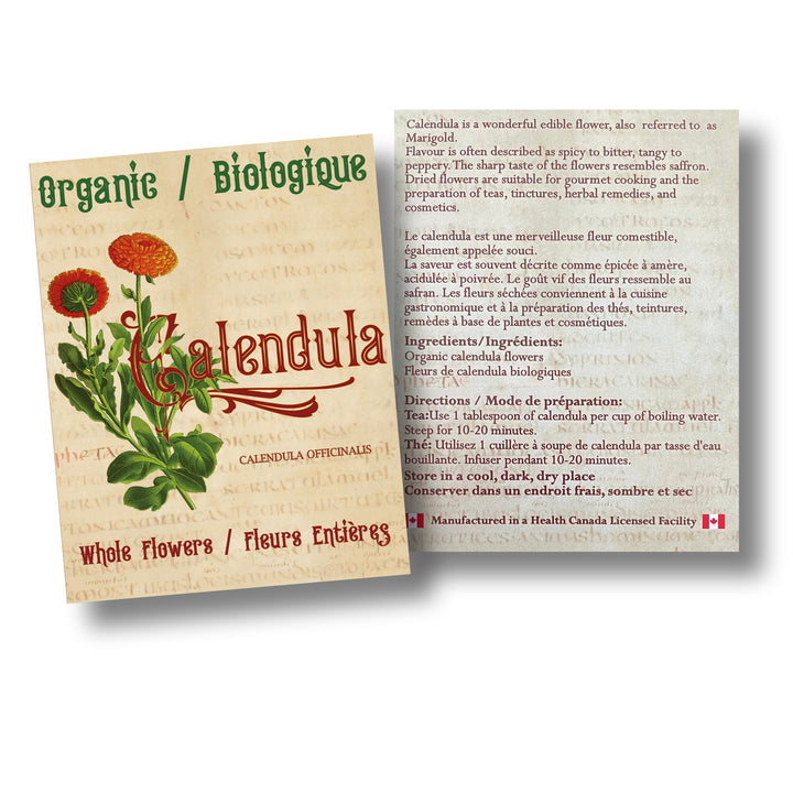 Calendula Flowers Whole Organic - Digestive Tract and Skin Health