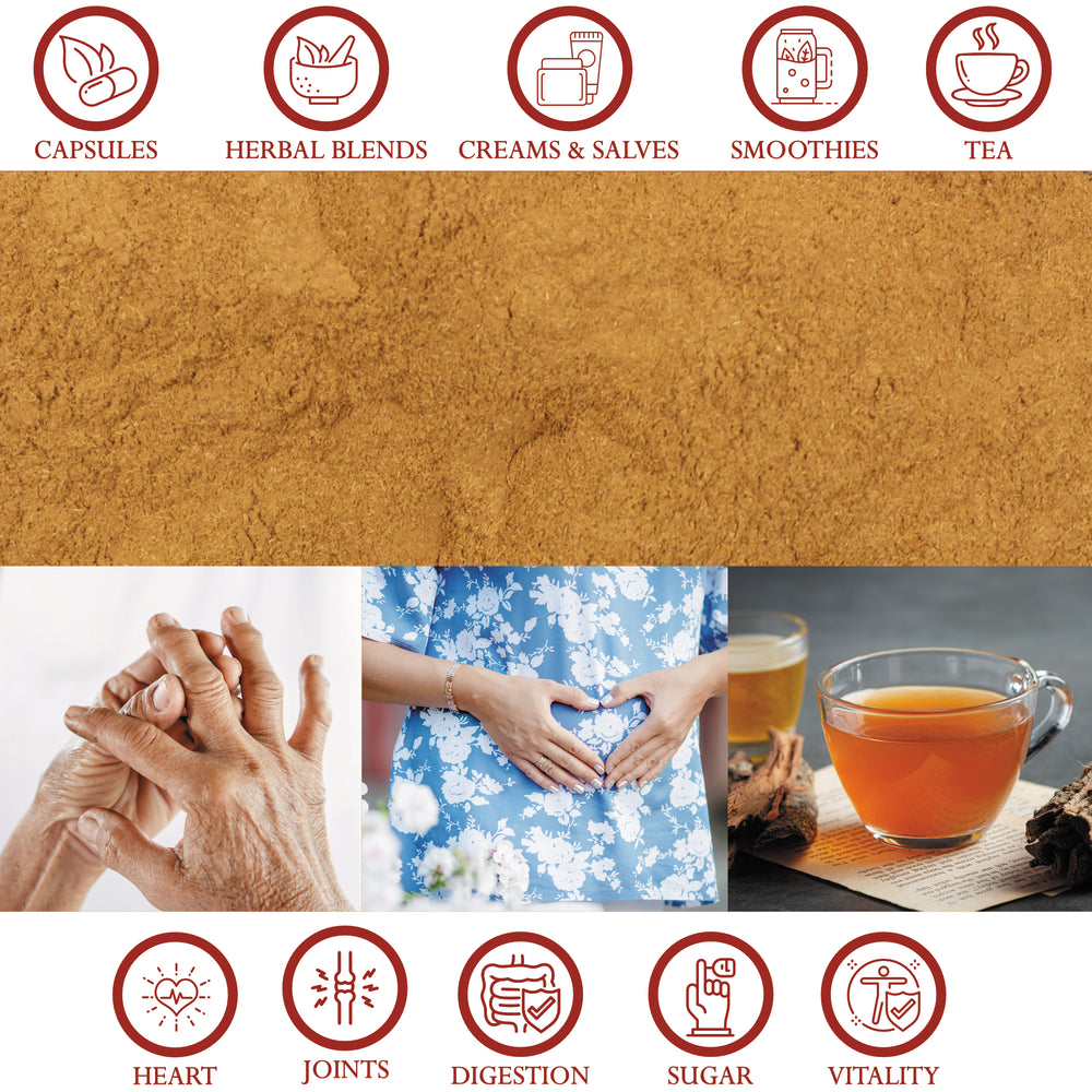 Cat's Claw Powder - 1 lb (45g) Bulk Herb | Foothills Naturals Canada | Ancient Herbs for Modern Use