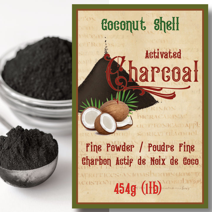 Activated Charcoal - 454g (1 lb) from Coconut Shell, Fine Powder, Pure No Fillers