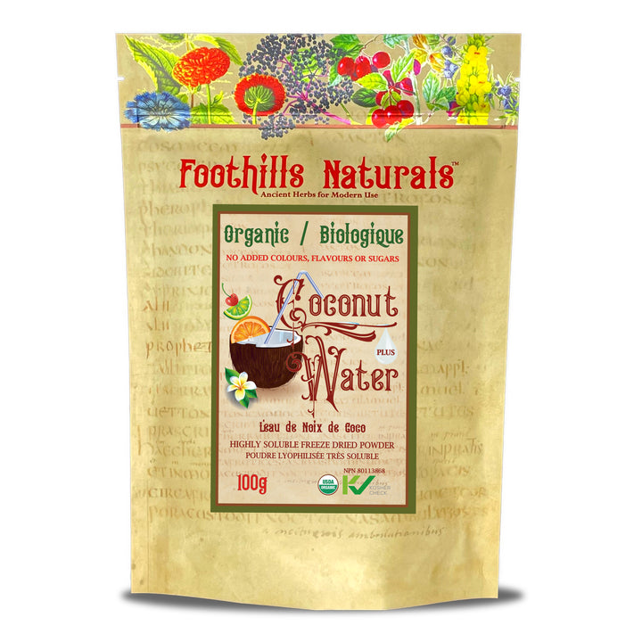 Coconut Water Powder Organic - No Added Flavours or Sugars, Freeze-Dried