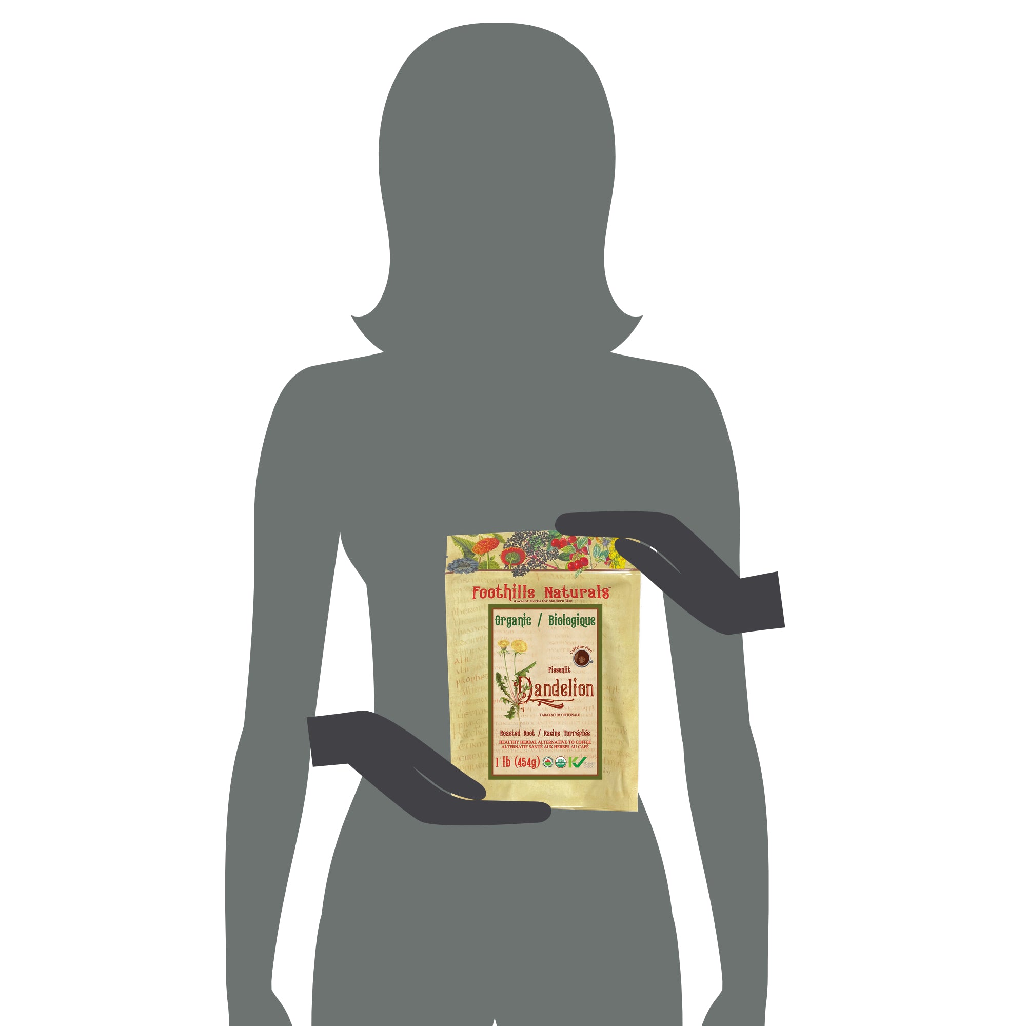 Dandelion Root Roasted Organic - Coffee Alternative, Tea