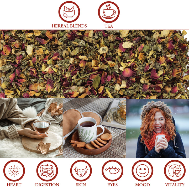 Fairy Morning Tea Organic - 8 Ounces / 227g - Refreshing, Aromatic | Foothills Naturals Canada | Ancient Herbs for Modern Use