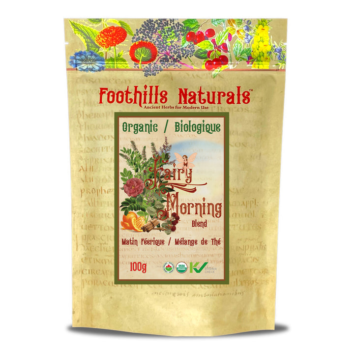 Fairy Morning Tea Organic -  Refreshing, Aromatic, Healing, 100+ Cups of Tea