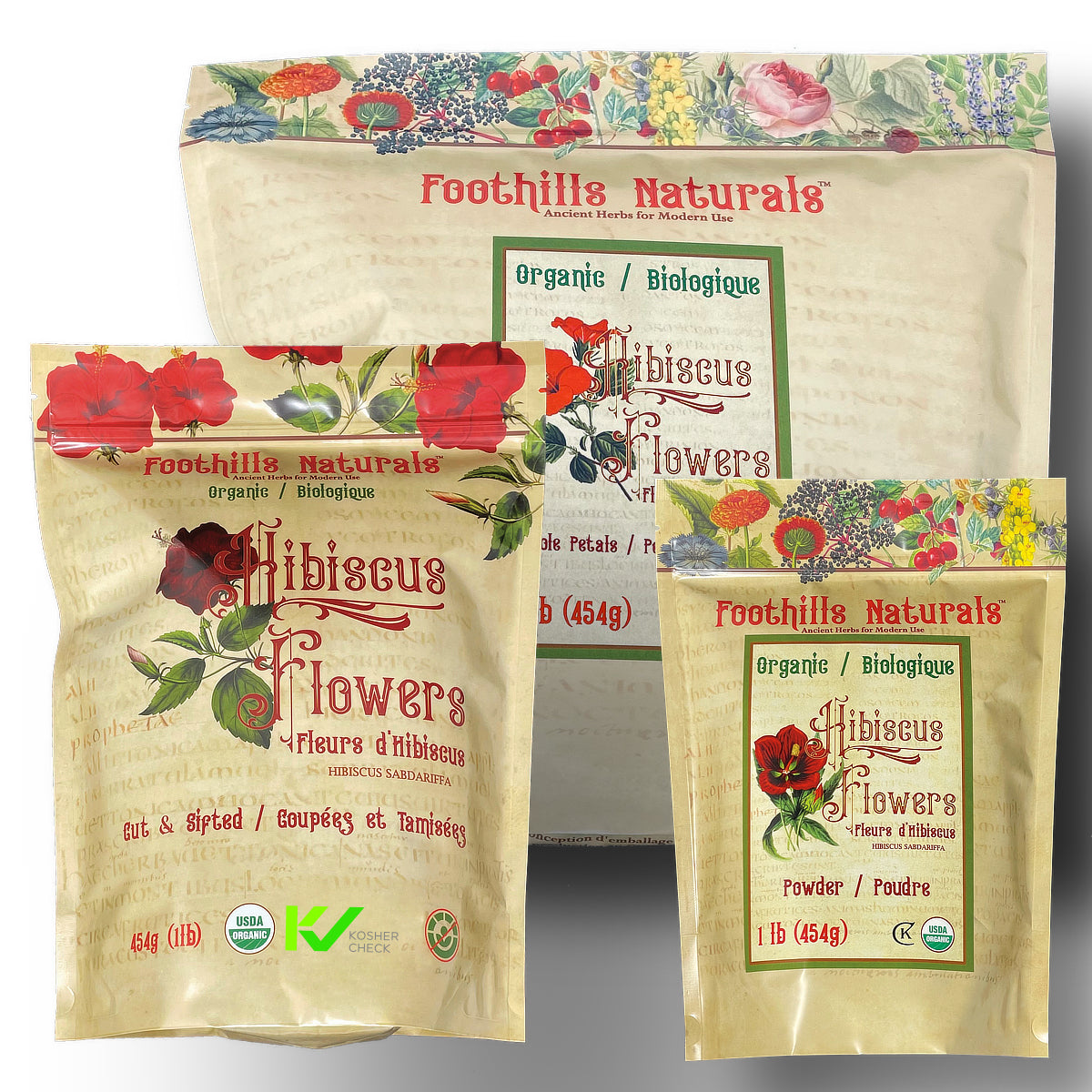 Hibiscus Powder Organic -  No Additives