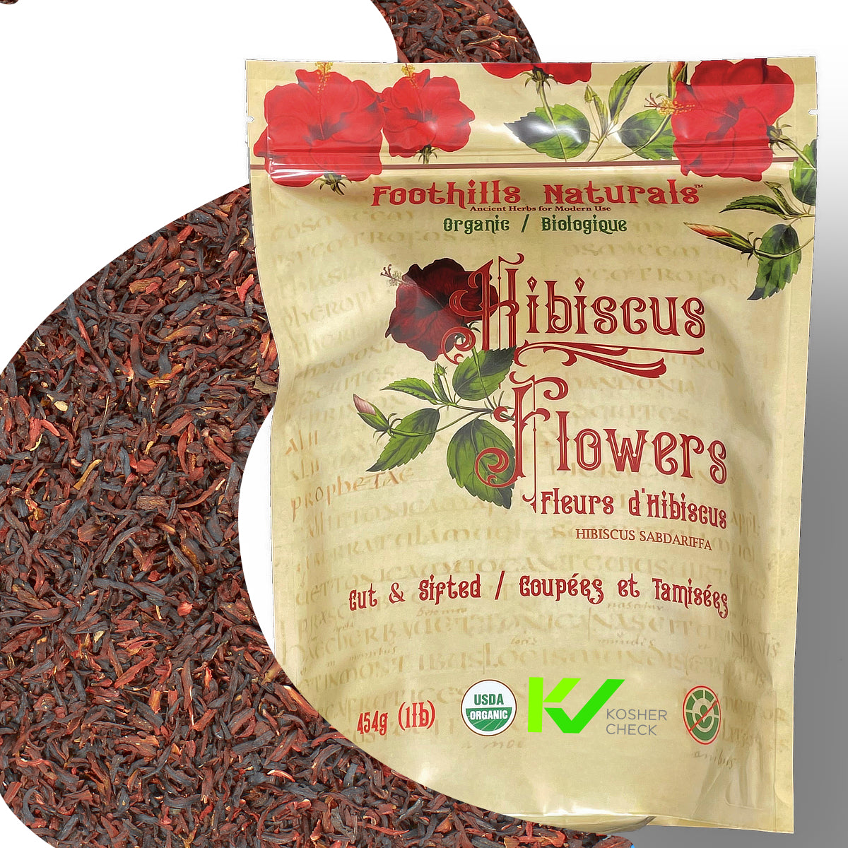 Hibiscus Tea Flowers Organic - Cut Flowers. Premium Quality