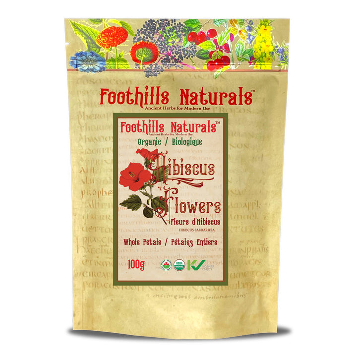 Hibiscus Flowers Whole Petals Organic -Egyptian, Premium Quality