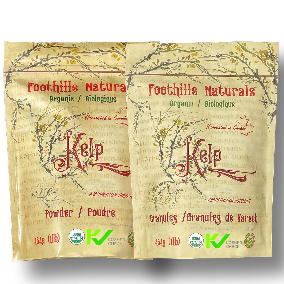 Kelp Powder Organic - Canadian, Source of Bioavailable Iodine