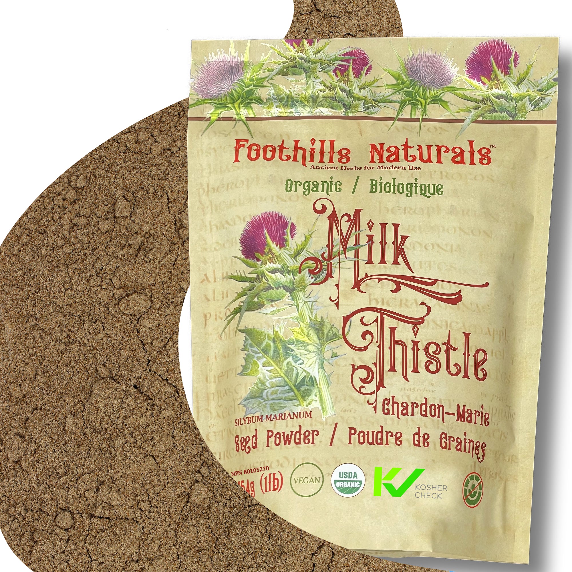 Milk Thistle Seed Powder Organic - Restorative, Liver Support