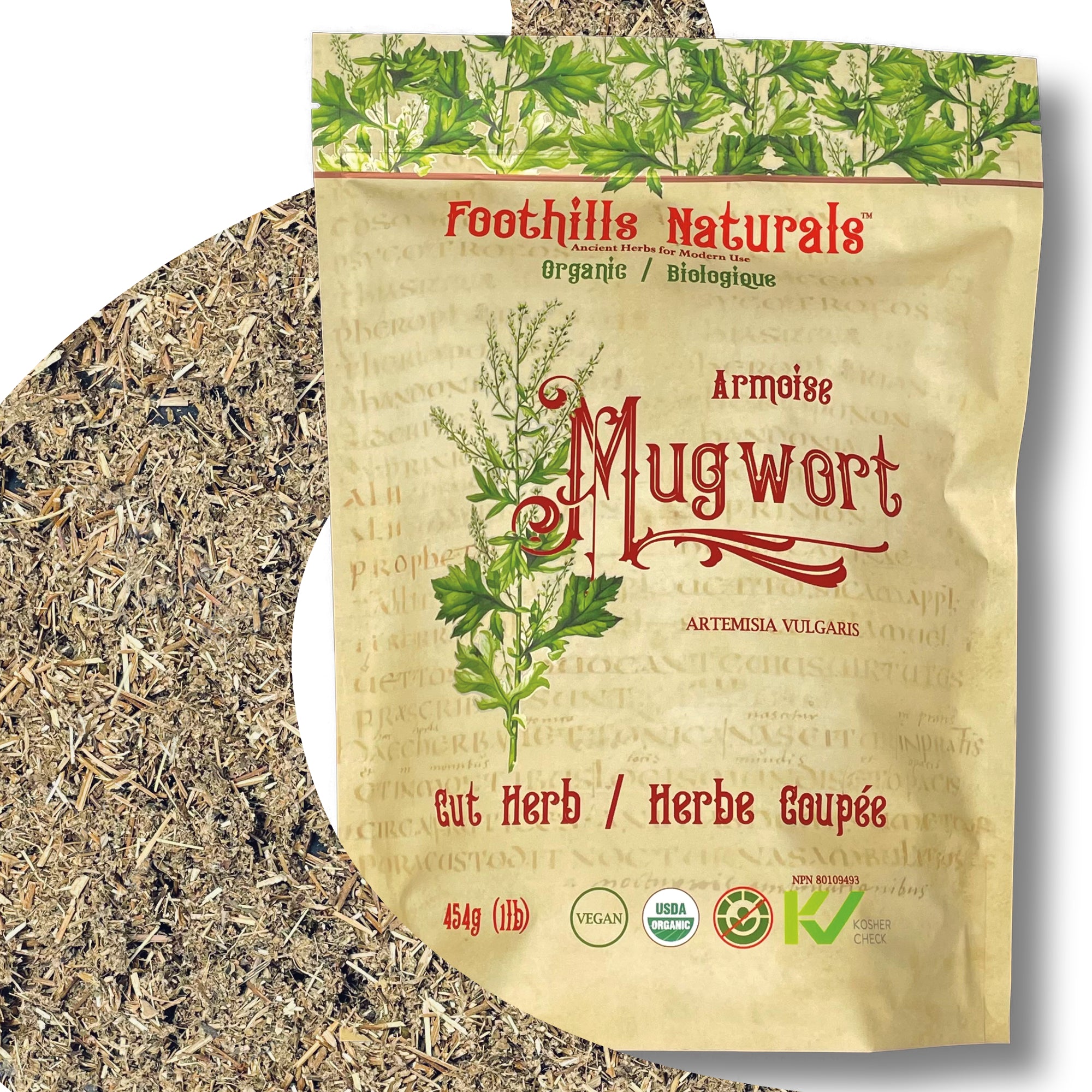 Mugwort Herb Organic Cut - Digestion Good Sleep
