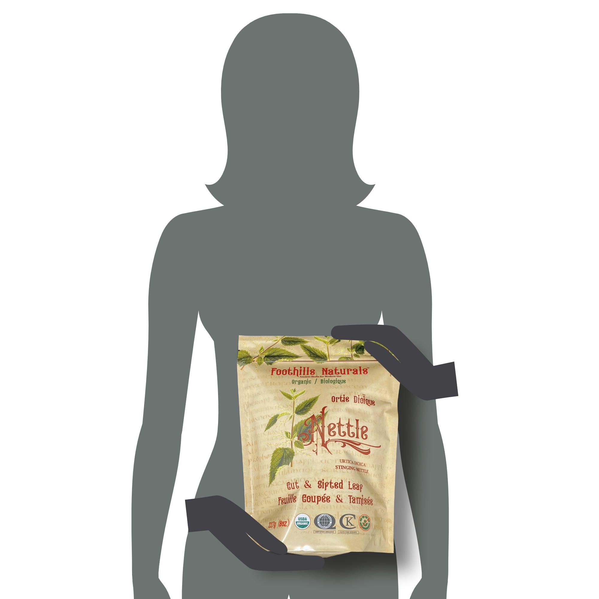 Nettle Leaf Tea Organic – Cut Leaf, Loose Tea –  Diuretic, Caffeine Free