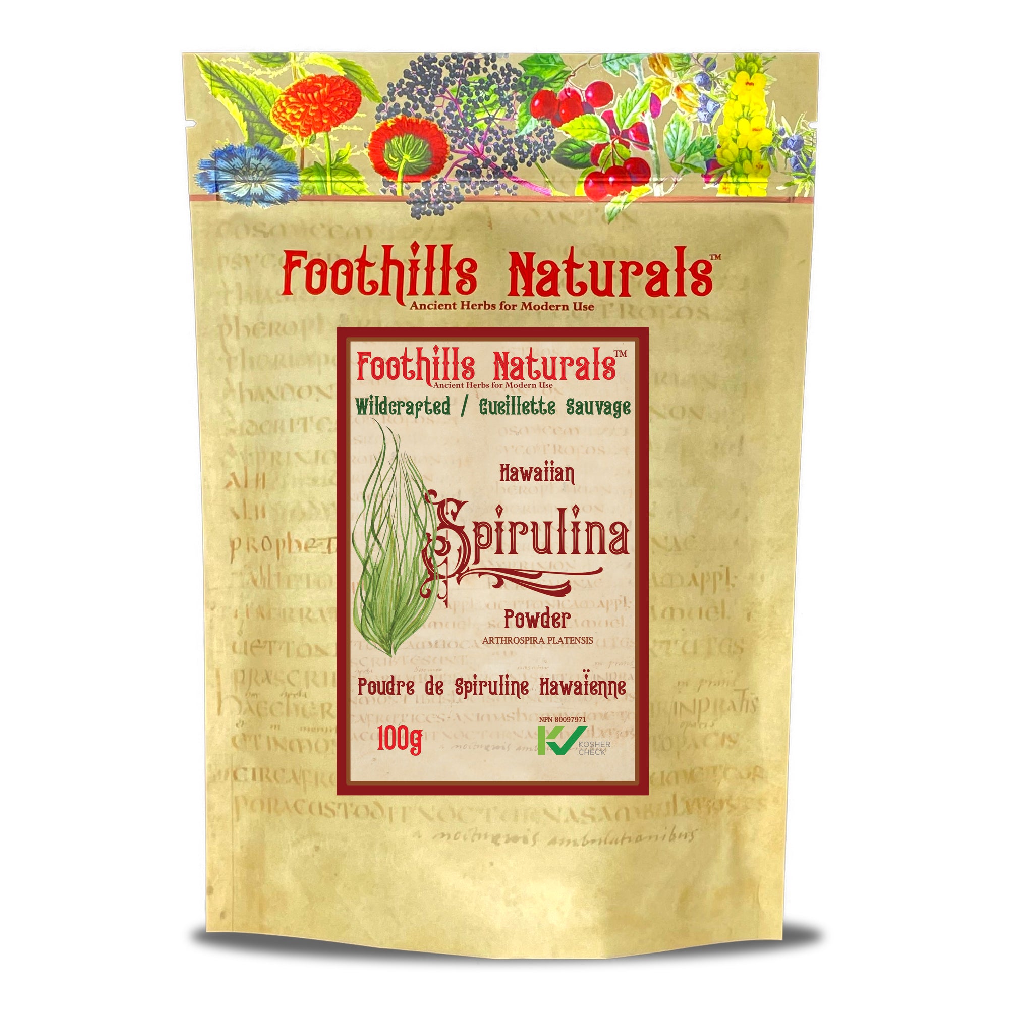 Hawaiian Spirulina Powder - Improve Eyesight, Tissue Formation, Superfood, Vegan