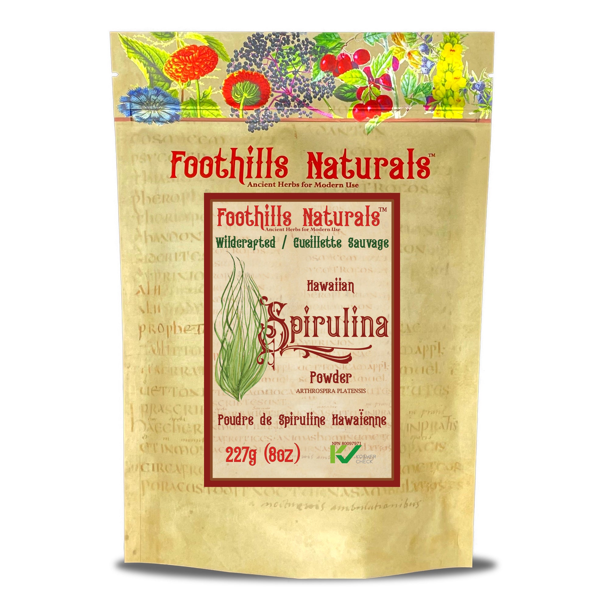 Hawaiian Spirulina Powder - Improve Eyesight, Tissue Formation, Superfood, Vegan